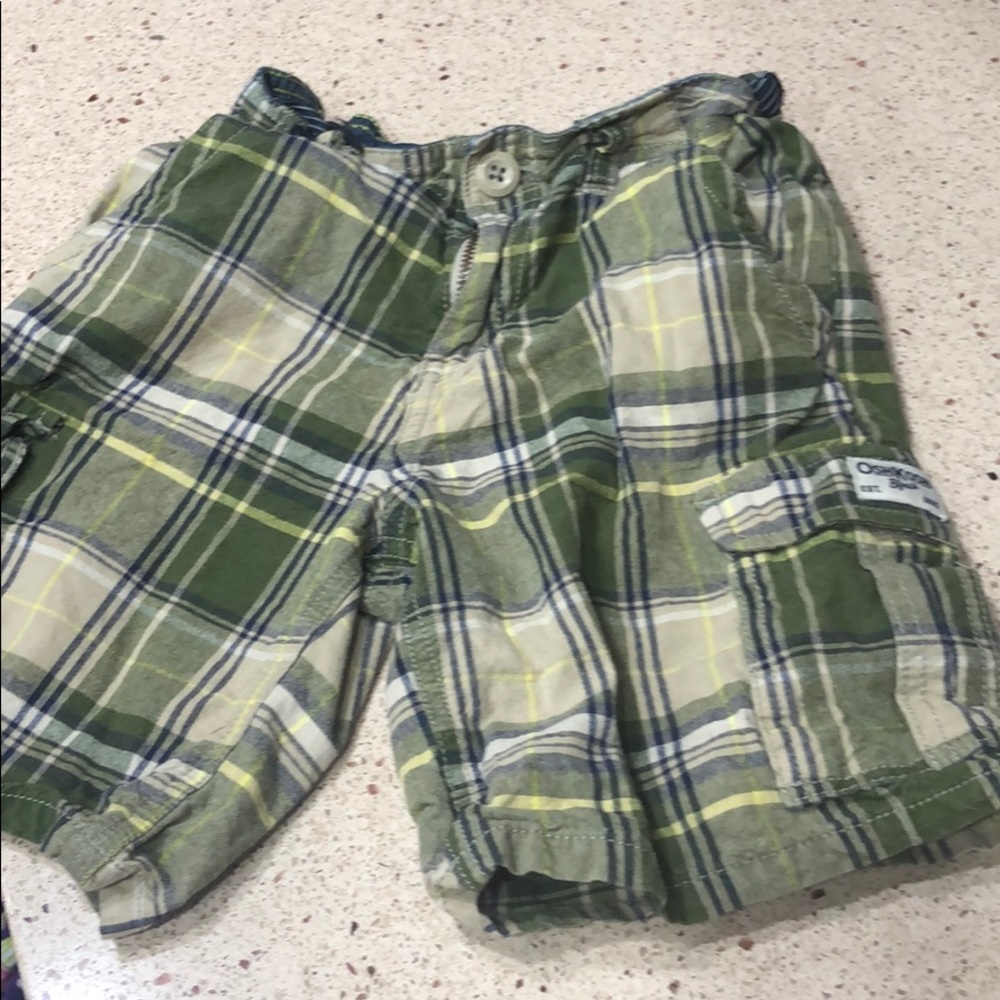 Adorable plaid boys shorts